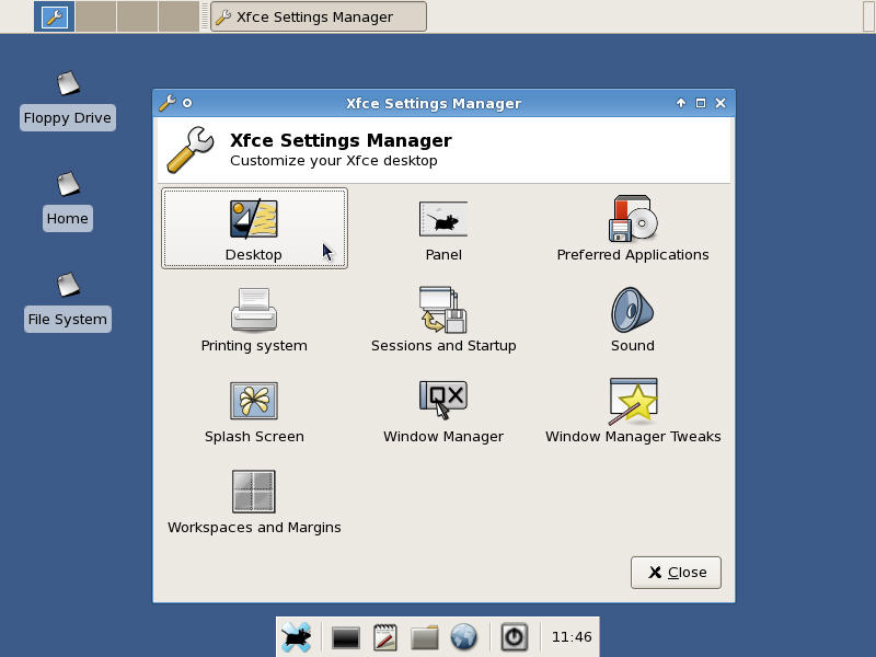 Xfce Settings Manager