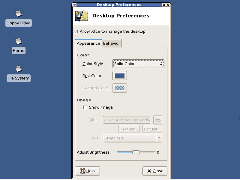 Desktop Preferences