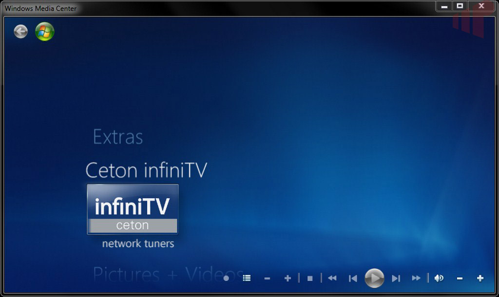 InfiniTV Network Tuner Wizard Configuration