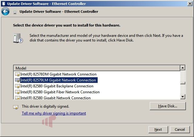 Driver 82579lm Gigabit Network Connection