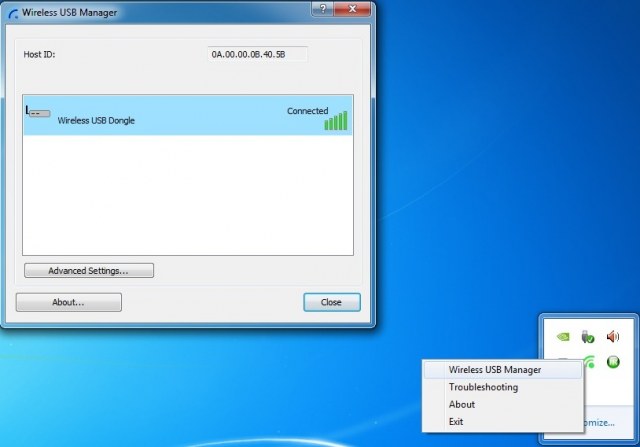 Wireless USB Manager